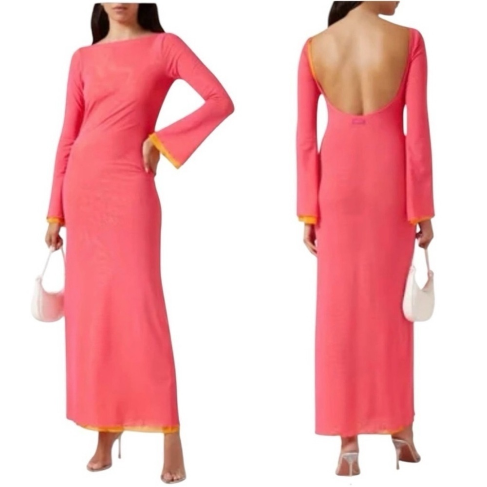 Chiara Boni Page Bic Long Cover-up in Mesh